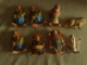 LOT DE 8 FIGURINES ASTERIX  PUBLICITE HUILOR 1967 - Asterix & Obelix