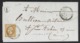 Cachet Perlé Type 22 St AUBIN-S-AIRE (Meuse)  1860,Aff 10c N° 13B Annulé Par Le Cachet à Date,i=10 (60€) - 1849-1876: Période Classique