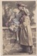 Delcampe - COUPLES. CPA COLORISEE. COUPLE. SÉRIE COMPLÈTE DE 6 CARTES.  " MALADRESSSE ".PHOTO WALERY ANNEE 1905 + TEXTE - Coppie