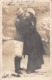 Carte CPA Fantaisie - Couple - Patinage Et Badinage - Baiser Brûlant Sous Le Froid - Patins Ice Skating - 1904 - Coppie