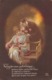 Carte CPA Fantaisie - 1917 -  Couple - Parfum Des Roses Parfum D'amour - Poème Poésie Amour Romantique Romantisme Flirt - Coppie