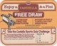 BEERMAT - CASTELLA - TAKE THE SPORTS QUIZ CHALLENGE - Bierviltjes