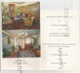 Menu De Mariage De Francine Et Carlos Le 28 Février 1972. Dorée. Carte Postale: L'hôtel Belle-Vue à La Roche-en-Ardenne - Menus