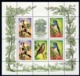 RUSSIA 1995 Song Birds Sheetlets MNH / **.  Michel 440-44 Kb (2) - Blocchi & Fogli