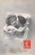 Delcampe - Lot - Série De 4 CPA : Le Baiser - Couple Amoureux - Ed. Irisa - Amour Passion Tendresse Romantisme Love - Coppie