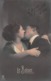 Série De 6 CPA : Le Baiser - Couple Amoureux - 1911 - Amour Passion Tendresse Romantisme French Kiss Love Lot - Coppie