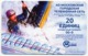 RUSSIA - RUSSIE - RUSSLAND MGTS 20 UNITS CHIP PHONECARD TELECARTE SPEED - AIRPLANE SPORT KAYAK CANOE QTY 50.000 - Russia