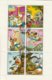 Sharjah - Lot 12 Timbres - 2  Blocs De 6 Timbres Dessins Animés Année 1972 - Mi - 1130 à 1135 KB - Sharjah