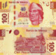 MÉXICO 100 Pesos, 2016, P124, Series BB, Nezahualcoyotl, UNC - Mexique