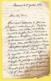 Lettre De 1860 Envoyée Par Un Habitant De Benevent L ' Abbaye ( Creuse ) Pour  Bourganeuf - Non Classificati