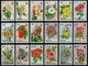 Jungferninseln 1991 - Mi-Nr. 711-728 I ** - MNH - Blumen / Flowers - British Virgin Islands