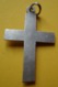 Joli Crucifix En Argent Décoré De Fleurs De Lys, à Dater ! - Pendants