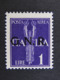 ITALIA Repubblica Sociale GNR Aerea-1944- "Allegorica" £. 1 MH* (descrizione) - Correo Aéreo