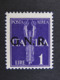 ITALIA Repubblica Sociale GNR Aerea-1944- "Allegorica" £. 1 MH* (descrizione) - Luftpost