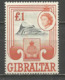 GIBRALTAR YVERT NUM. 158 ** NUEVO SIN FIJASELLOS - Gibraltar