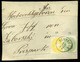 DIÓSZEG  1863-64 3Kr +2kr Vegyes Bérmentesítés Levél Darabon  /  3 Kr +2Kr Mixed Frank. On Letter Piece - Used Stamps