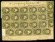 BUDAPEST 1946.05. Ajánlott Levél, 38db Lovasfutár Bélyeggel Csehszlovákiába Küldve   /  Reg. Letter 38 Dispach Rider Sta - Covers & Documents