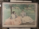 Kunffy Lajos (1869-1962): Lányok A Réten, 1927. Színezett Litográfia, Jelzett! 52*36 Cm  /  Girls In The Field Colored L - Litografía