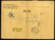 1906. Hivatalos Ajánlott Levél Lengyel Területről Budafokra Küldve, Felezett Portózással  /  Official Reg. Letter From P - Used Stamps