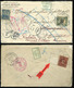 1906. Levél Az USA-ból Budapestre Küldve 50f Portózással, Kétféle Portóbélyegzéssel, Visszaküldve .érdekes Darab (hátul  - Used Stamps