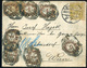 BUDAPEST 1900. Levél Bécsbe Küldve, 9 Bélyeges Osztrák Portózással!  /  Letter To Vienna 9 Stamp Austrian Postage Due - Postage Due