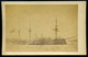 1890. Cca K.u.K. Haditengerészet, Hadihajók, Régi Cabinet Fotó  /  KuK NAVY Battleships Vintage Cabinet Photo - Autres & Non Classés