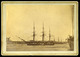 POLA  K.u.K. Haditengerészet 1890. SMS Saida, Régi Cabinet Fotó 16*12 Cm  /  POLA KuK NAVY SMS Saida Vintage Cabinet Pho - Sonstige & Ohne Zuordnung