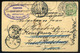 HOMONNA 1900.  Képeslap, Ausztriából, Budapesten Keresztül Visszaküldve, Dekoratív Darab!  /  Vintage Pic. P.card From A - Used Stamps