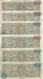 MEXIQUE 100 PESOS 1961 VF P 61 A ( 6 Billets ) 6 Sign Diff 6 Couleurs Diff - Mexiko