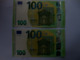 100 Euro-Schein Mit Interessante Nr.RB (r008) Draghi Unc. Je - 100 Euro