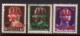 ZANTE 1943 AMMINISTRAZIONE CIVILE GRECA RED OVERPRINT SOPRASTAMPA ROSSA SERIE COMPLETA COMPLETE SET MNH FIRMATA SIGNED - Occup. Tedesca: Zante