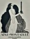 AINE MONTAILLE GEORGES LEPAPE 1920 HAUTE COUTURE MODE ART DECO PLACE VENDOME LUXE PUBLICITE ANTIQUE AD FASHION - Reclame