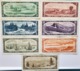 Delcampe - Lot Full Banknotes 1954 Circulated "100$+50$+20$+10$+5$+2$+1$"  VF / XF ! - Canada