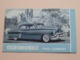 OLDSMOBILE " Rocket " Prix-Courant > GM General Motors Anvers >1953 ( Voir / See Photo ) Depliant / Prijsfolder ! - Publicités