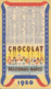 Calendrier Corona  Laitta Chocolat Delespaul Havez 1950 - Klein Formaat: 1941-60