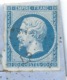 N° 14 BLEU NAPOLEON SUR LETTRE / ISSOUDUN POUR VIERZON / 25 FEV 1862 - 1849-1876: Classic Period