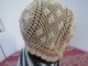 Beau Bonnet En Dentelle Au Crochet Ancienne Pour Bébé, Poupée, Baigneur Ou Poupon TBE Années 40 N°3 - 1900-1940