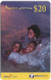 Fiji - Telecom Fiji - Aquatic Playtime, Water Babies, Cn.99089, Remote Mem. 20$, Used - Fidji