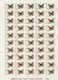 Delcampe - 1964 - Insectes  ( 8 Scn ) FULL X 50 - Feuilles Complètes Et Multiples
