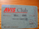 AVIS Club Card France - Sonstige & Ohne Zuordnung