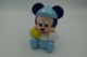 PIEPER POUET SQUEAKY: WALT DISNEY PRODUCTION BABY MOUSE ARCO - L=10 - Rubber - Vinyl -1984's - Schtroumpfs