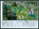 Croatia 2019 FDC Booklet Block Plitvice Summer Water Waterfall Lake Wood National Park Nature Preserve Letter Japan Chin - Croazia