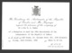 Zambia - 18th Anniversary Of The Independence - Ambassador Invitation Brussels / Bruxelles - Zambie