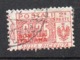 Somalia 1926 Pacchi Sovrast. N. 33  (25 Cent Rosso)  Timbrato - Somalia