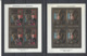 GENERAL DE GAULLE OR GOLD REPUBLIQUE CENTRAFRICAINE 2 BLOCS MNH ** /FREE SHIPPING REGISTERED - De Gaulle (General)