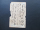Japan Alte Ganzsache Japanese Post Mit Schwarzem Und Rotem Stempel! Interessant Für Stempelsammler?? - Briefe U. Dokumente