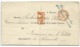 MARQUE POSTALE / PARIS POUR LIVERNAN PAR LA VALETTE  / 1864 / ROBINET DE PLAS / FRANCHISE GRAND CHEVALIER LEGION HONNEUR - 1849-1876: Période Classique