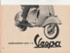 - Publicité 34 Cm X 25 Cm Pour VESPA Gilbert BECAUD - Motos