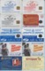 UKRAINE / 10 Phonecards, Phone Cards Ukrtelecom / Advertising. Banks Financial Services 1995-2000 - Ukraine