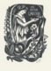 Ex Libris Dr. Peter Labuhn - Otakar Mařík Fils (1915-2006) Gesigneerd - Ex-Libris